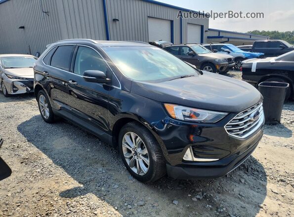 2FMPK3K92KBC02986 2019 FORD EDGE Black Передня права чверть
