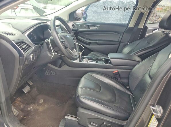2FMPK3K92LBA60124 2020 FORD EDGE Серый Вид салона спереди