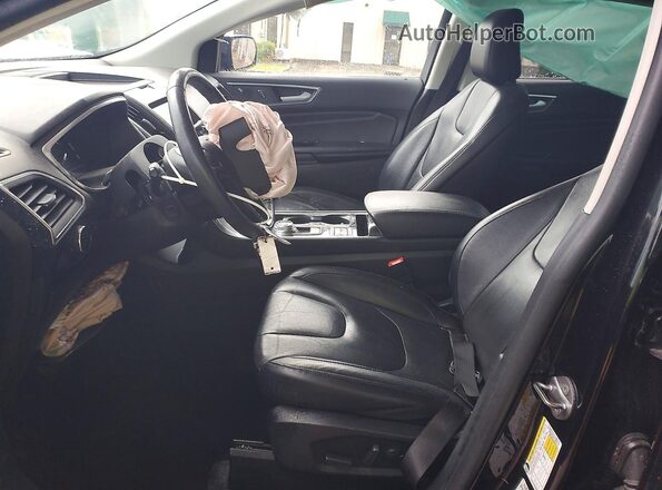 2FMPK3K92LBB35114 2020 FORD EDGE Black წინა სალონის ხედი