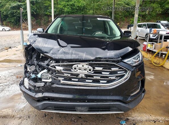 2FMPK3K92LBB35114 2020 FORD EDGE Black წინა ხედი