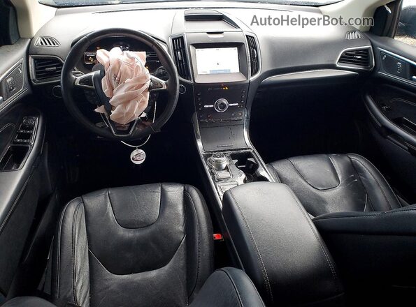 2FMPK3K92LBB35114 2020 FORD EDGE Black წინა პანელის ხედი