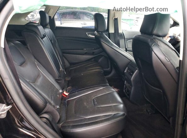 2FMPK3K92LBB35114 2020 FORD EDGE Black უკანა სავარძლების ხედი