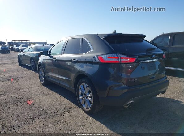 2FMPK3K93KBC20204 2019 FORD EDGE Gray Rear left