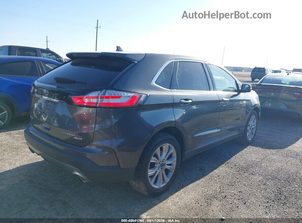 2FMPK3K93KBC20204 2019 FORD EDGE Gray Rear right