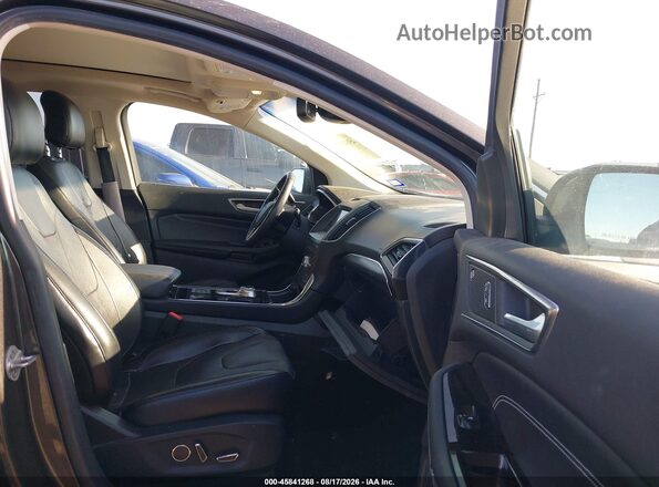 2FMPK3K93KBC20204 2019 FORD EDGE Gray Front interior view