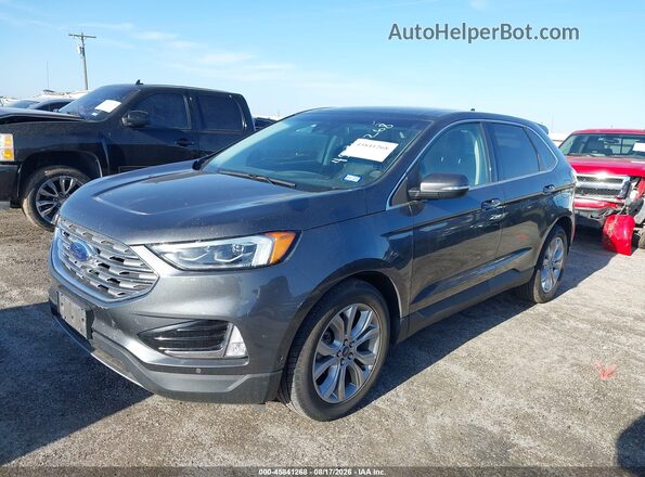 2FMPK3K93KBC20204 2019 FORD EDGE Gray Front left