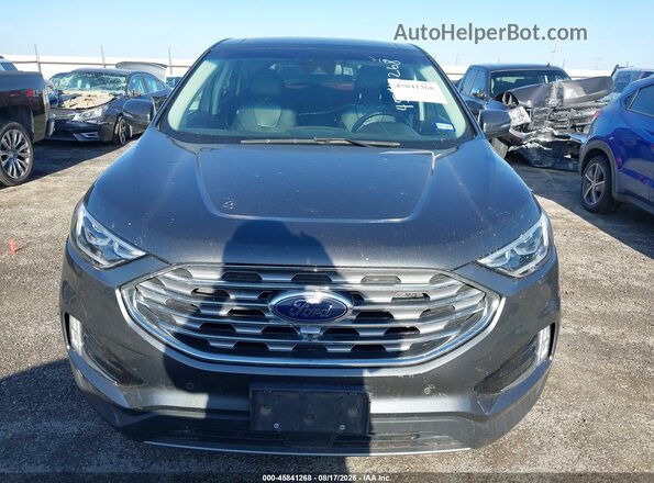 2FMPK3K93KBC20204 2019 FORD EDGE Gray Instrument cluster view