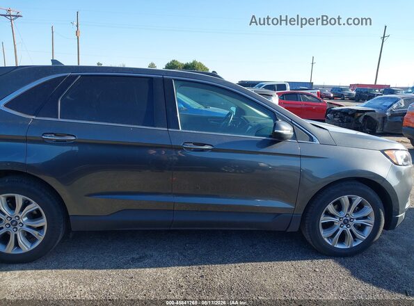 2FMPK3K93KBC20204 2019 FORD EDGE Gray Rear interior view