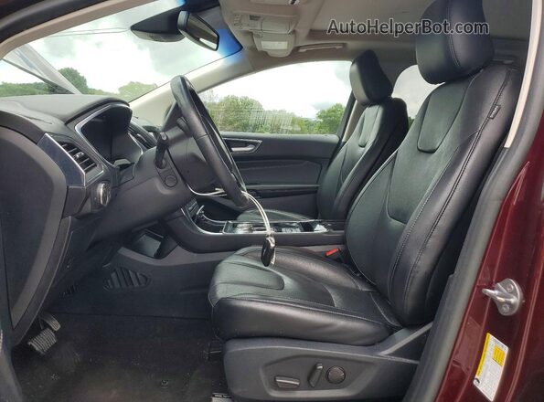 2FMPK3K93LBA95139 2020 FORD EDGE Burgundy Вид салону спереду