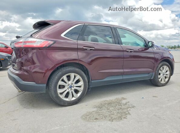 2FMPK3K93LBA95139 2020 FORD EDGE Burgundy Задня права чверть