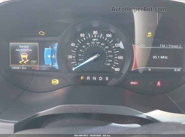 2FMPK3K93LBB43562 2020 FORD EDGE Maroon Вид задніх сидінь