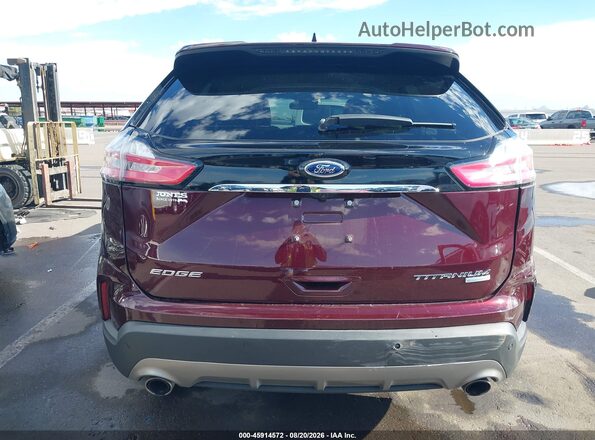 2FMPK3K93LBB43562 2020 FORD EDGE Maroon 
