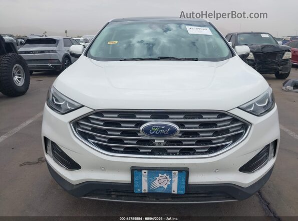 2FMPK3K93LBB55789 2020 FORD EDGE White Вид задньої частини салону