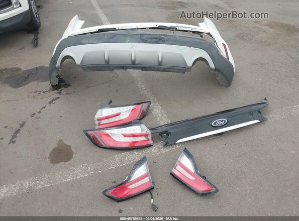 2FMPK3K93LBB55789 2020 FORD EDGE White Вид щитка приладів