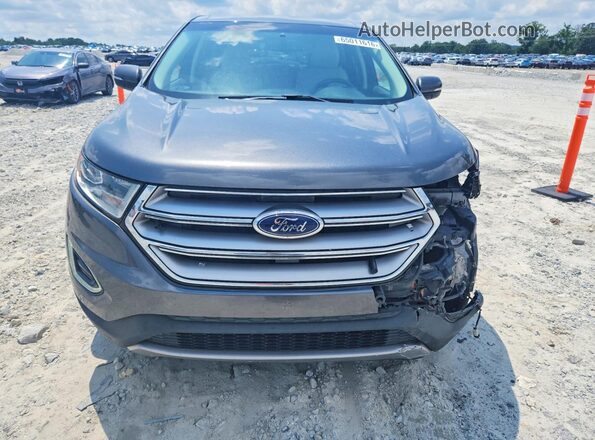 2FMPK3K94HBB53105 2017 FORD EDGE Gray Widok z przodu