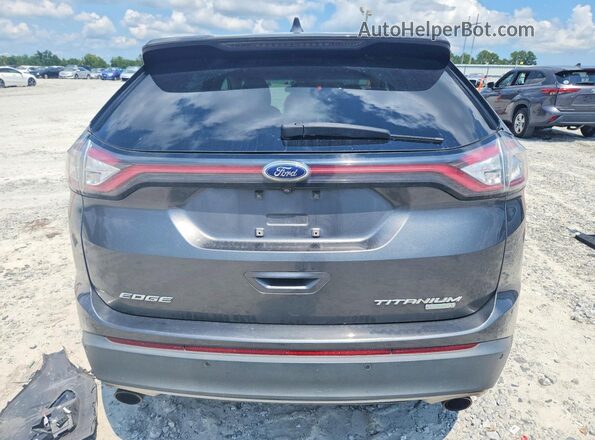2FMPK3K94HBB53105 2017 FORD EDGE Gray Widok z tyłu