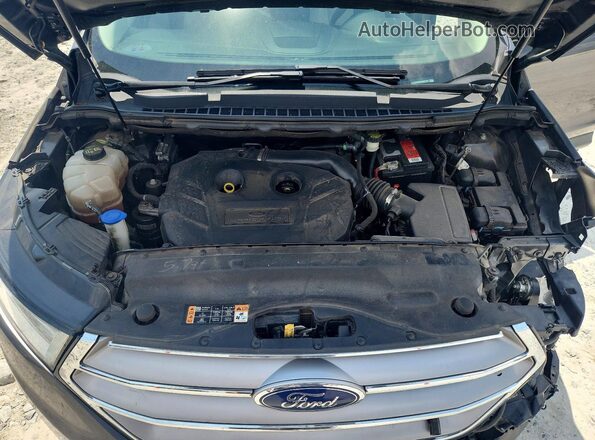 2FMPK3K94HBB53105 2017 FORD EDGE Gray Widok komory silnika