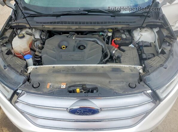 2FMPK3K94HBC34878 2017 FORD EDGE White Widok wnętrza z tyłu