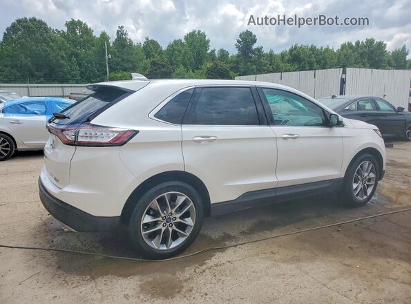 2FMPK3K94HBC34878 2017 FORD EDGE White Tył prawy