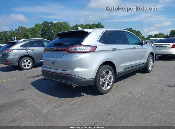 2FMPK3K94JBB15511 2018 FORD EDGE Silver Tył prawy