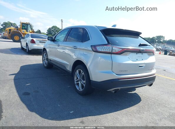 2FMPK3K94JBB15511 2018 FORD EDGE Silver Tył lewy