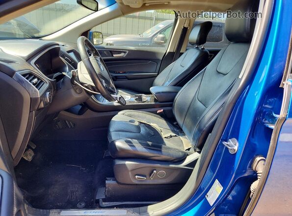 2FMPK3K94JBB42725 2018 FORD EDGE Blue Սալոնի դիմացի տեսք