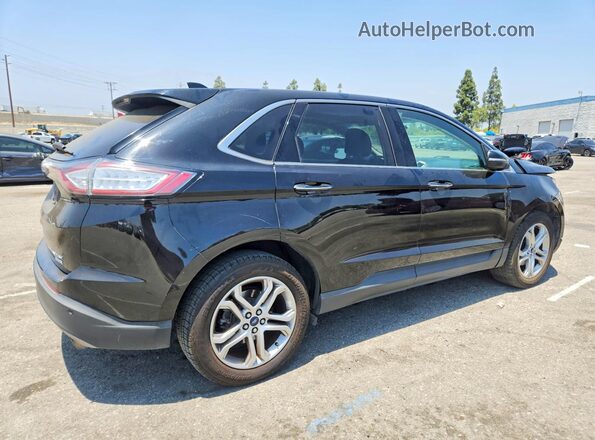 2FMPK3K94JBB43373 2018 FORD EDGE Black Trasero derecho