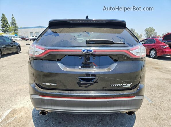 2FMPK3K94JBB43373 2018 FORD EDGE Black Vista trasera