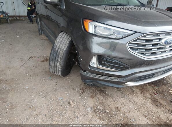 2FMPK3K94KBB08303 2019 FORD EDGE Gray წინა ხედი