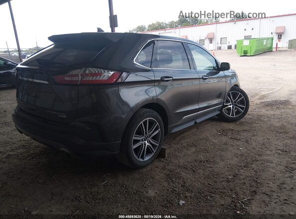 2FMPK3K94KBB08303 2019 FORD EDGE Gray უკანა მარჯვენა