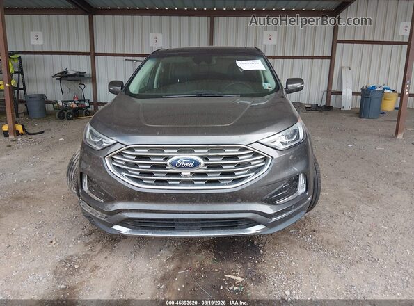 2FMPK3K94KBB08303 2019 FORD EDGE Gray უკანა სალონის ხედი