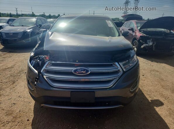 2FMPK3K95HBB20680 2017 FORD EDGE Gray წინა ხედი