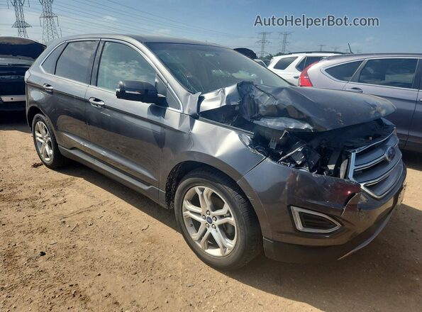 2FMPK3K95HBB20680 2017 FORD EDGE Gray წინა მარჯვენა