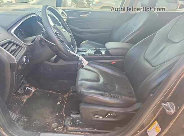 2FMPK3K95HBB20680 2017 FORD EDGE Gray წინა სალონის ხედი