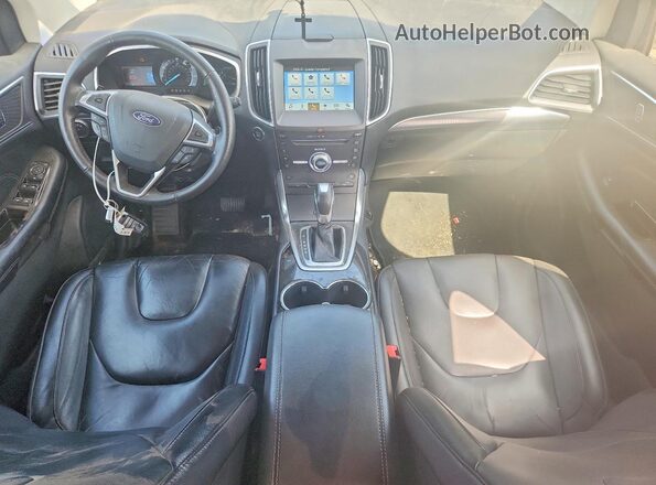 2FMPK3K95HBB20680 2017 FORD EDGE Gray წინა პანელის ხედი