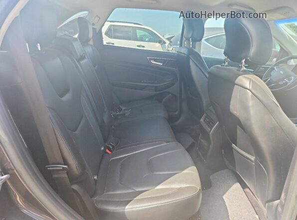 2FMPK3K95HBB20680 2017 FORD EDGE Gray უკანა სავარძლების ხედი