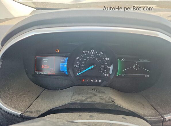 2FMPK3K95HBB20680 2017 FORD EDGE Gray ხელსაწყოთა პანელის ხედი