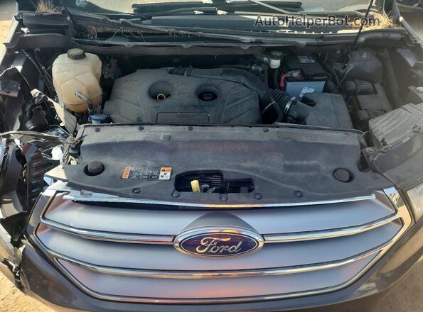 2FMPK3K95HBB20680 2017 FORD EDGE Gray უკანა სალონის ხედი