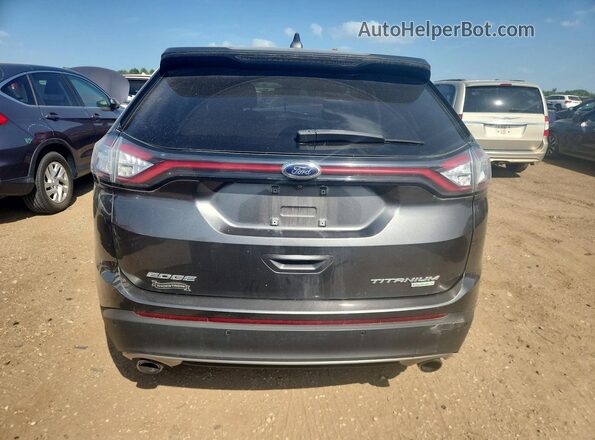 2FMPK3K95HBB20680 2017 FORD EDGE Gray უკანა ხედი