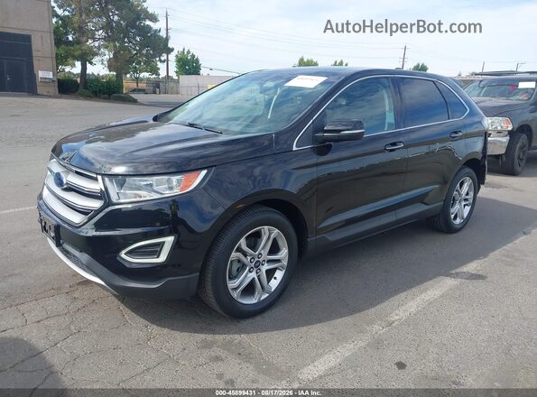 2FMPK3K96JBB42094 2018 FORD EDGE Black Front left