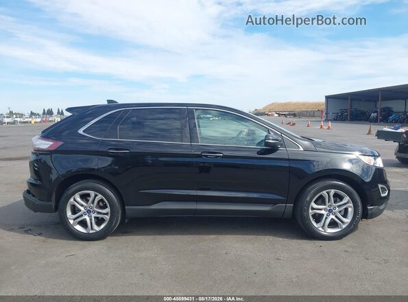 2FMPK3K96JBB42094 2018 FORD EDGE Black Rear interior view