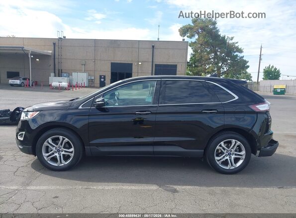 2FMPK3K96JBB42094 2018 FORD EDGE Black 360 interior view