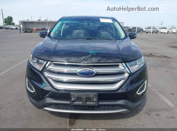 2FMPK3K96JBB42094 2018 FORD EDGE Black Instrument cluster view