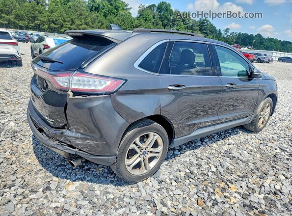 2FMPK3K96JBB74768 2018 FORD EDGE Gray Tył prawy