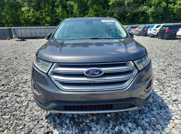 2FMPK3K96JBB74768 2018 FORD EDGE Gray Widok z przodu