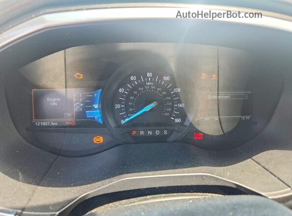 2FMPK3K96JBB74768 2018 FORD EDGE Gray Widok zestawu wskaźników