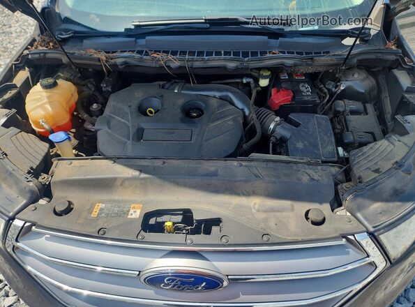 2FMPK3K96JBB74768 2018 FORD EDGE Gray Widok komory silnika