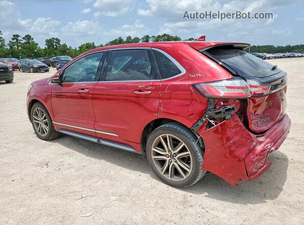 2FMPK3K96KBC61717 2019 FORD EDGE Red Հետևի ձախ