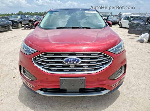 2FMPK3K96KBC61717 2019 FORD EDGE Red Դիմացի տեսք