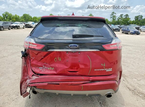 2FMPK3K96KBC61717 2019 FORD EDGE Red Հետևի տեսք
